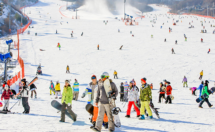 Skipiste im Konjiam Resort