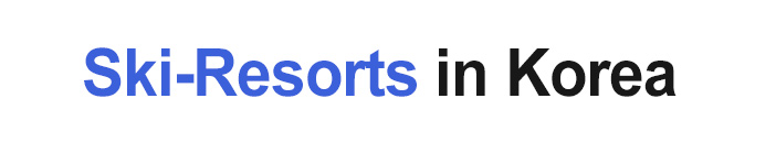 Ski-Resorts in Korea