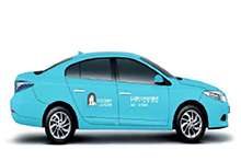 Crédits) Taxi électrique (aut : Mairie de Séoul)