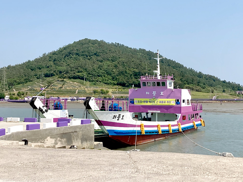 連絡船のパープル号