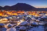 Snow-covered Naganeupseong Walled Town