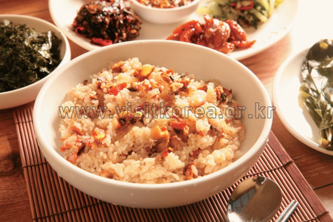Honghapbap (Rice with Mussels),Food