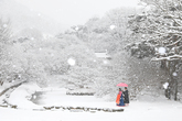 Snowscape of Myeongokheon Pavilion