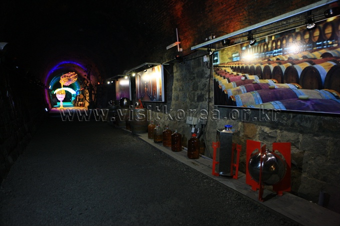 Wine Tunnel in Cheongdo