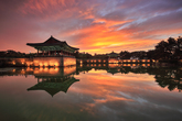 Sunset in Donggung Palace & Wolji Pond