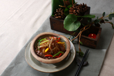 Japchae(Stir-gried Glass Noodles and Vegetables)