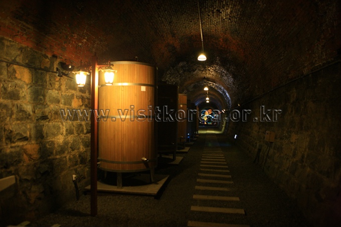 Wine Tunnel in Cheongdo