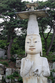 Standing stone Mireukbosal Statue of Gwanchoksa Temple