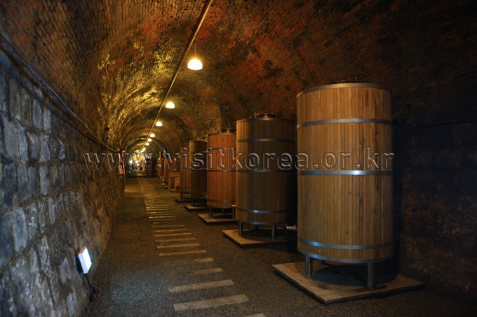 Wine Tunnel in Cheongdo