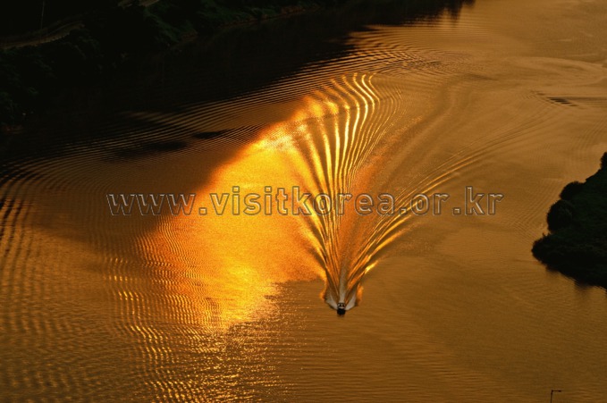 Sunset of Geumgang River