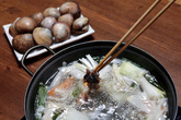 Saejogye Shabushabu (Cockle Shabushabu), Food