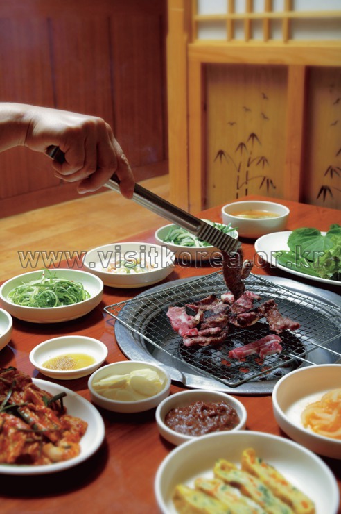 Hanu Galbissal Gui (Grilled Korean Beef Ribs),Food