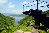 Crocodile-shaped Peninsulas on Chungjuho Lake