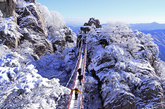 Snowscape of Daedunsan Mountain