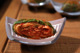 Kimchi-Pickles made of Radish or Cabbage or Cucumber spiced with Pepper & Garlic & Ginger etc Kimchi-Pickles made of Radish or Cabbage or Cucumber spiced with Pepper & Garlic & Ginger etc