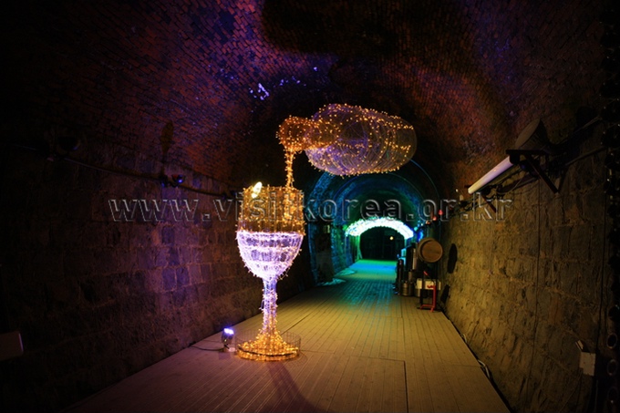Wine Tunnel in Cheongdo
