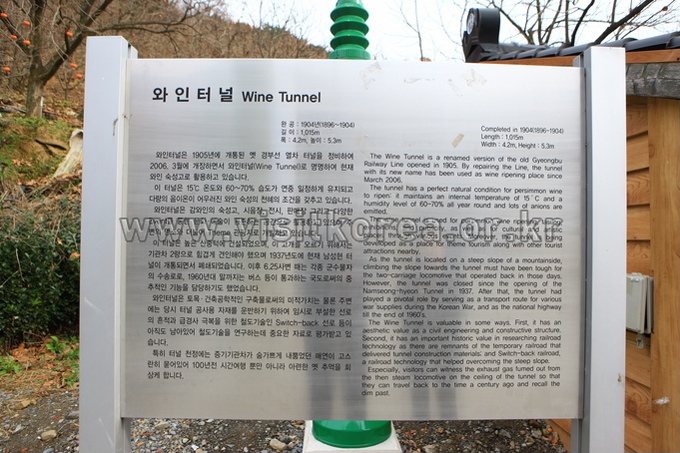 Wine Tunnel in Cheongdo