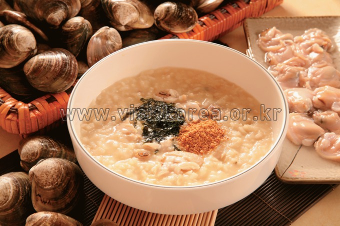 Baekhapjuk (Calm Porridge), Food