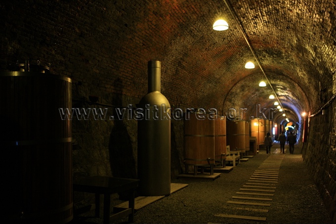 Wine Tunnel in Cheongdo