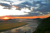 Sunrise of Yeongsangang River Sunrise of Yeongsangang River
