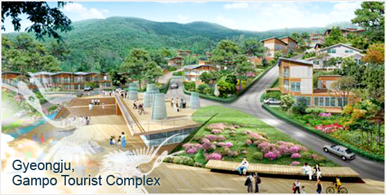 Gyeongju, Gampo Tourist Complex