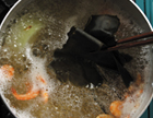 Cooking Anchovy and Kelp Broth