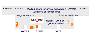 Kimhae Airport first floor arrival Roaming Center