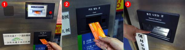 how to work subway deposit refund device