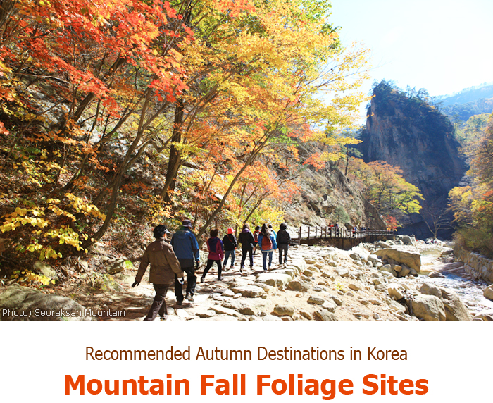 Recommended Autumn Destinations in Korea_Mountain Fall Foliage Sites