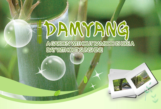 Damyang,
A Garden Without Bamboo Is Like a Day Without Sunshine