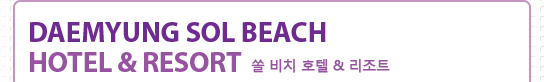 Daemyung Sol Beach Hotel & Resort쏠 비치 호텔 & 리조트