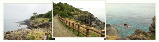 Last destination of Route 4: Namwon Port (남원포구) / Keuneong Promenade (큰엉 산책로)