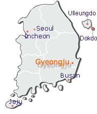Gyeongju  map