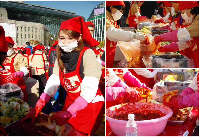 Fabrication du kimchi