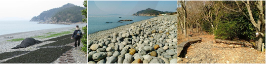 Plage de galets Gugyedeung (구계등) à Jeongdo-ri, Ile Wando
