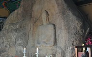 Seated Rock-carved Buddha, uncheonsa Temple