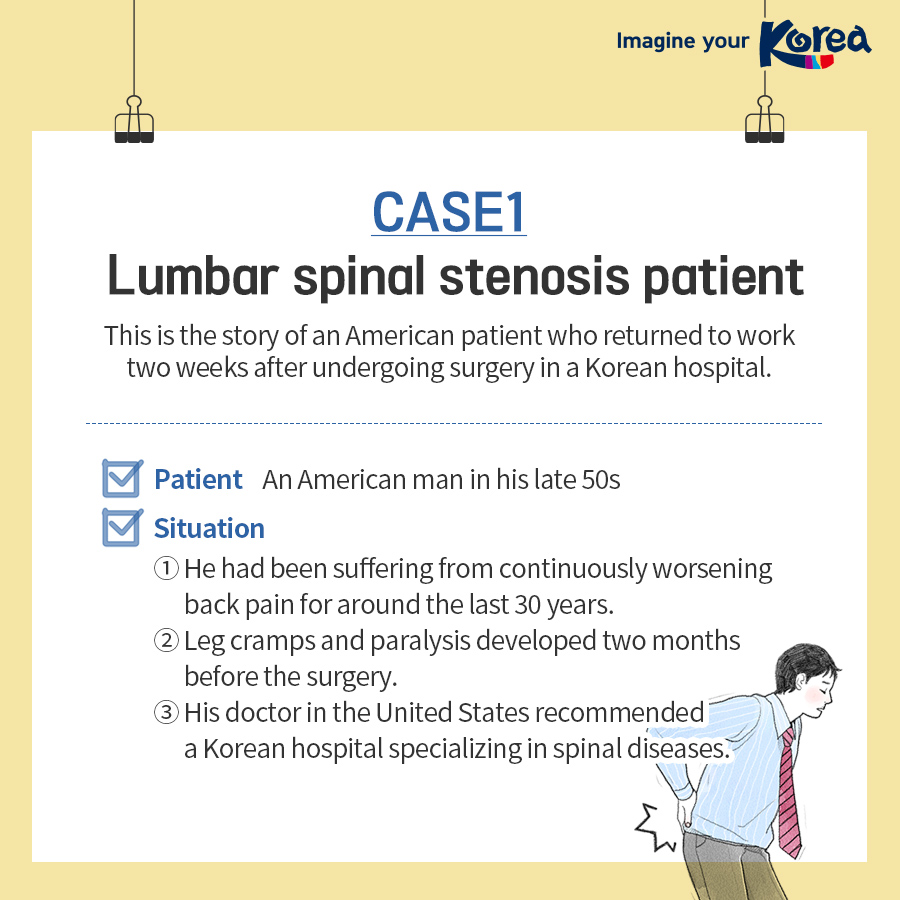 Case studies of spinal stenosis treatment in Korea for foreign patients