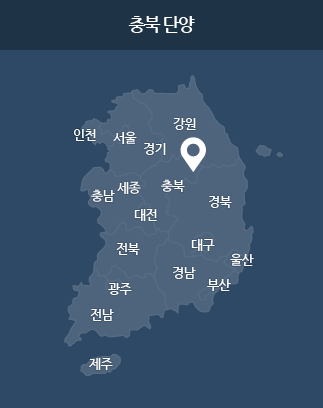 충북 단양 지도2