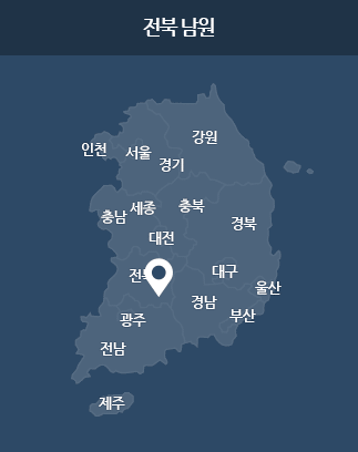 전북 남원 지도2
