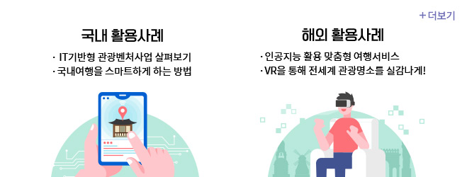 국내 활용사례, 해외 활용사례 더보기