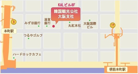大阪支社アクセスマップ