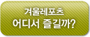 겨울 레포츠 어디서 즐길까?