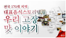 전국 170개 지역 대표음식 스토리텔링 우리 고장 맛 이야기