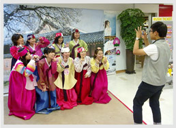 한복체험 기념 촬영