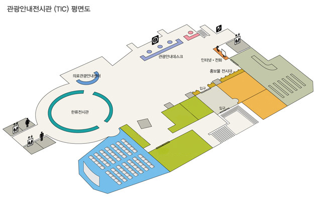 관광안내전시관(TIC)평면도