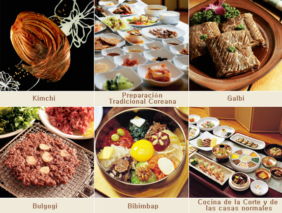 Platos principales de Corea en fotos
