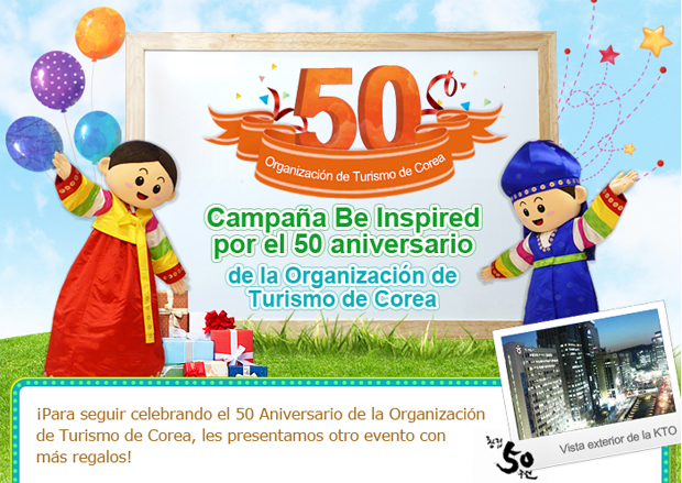 Anuncio de los ganadores de la Campaña Be Inspired por el 50 aniversario de la Organización de Turismo de Corea”