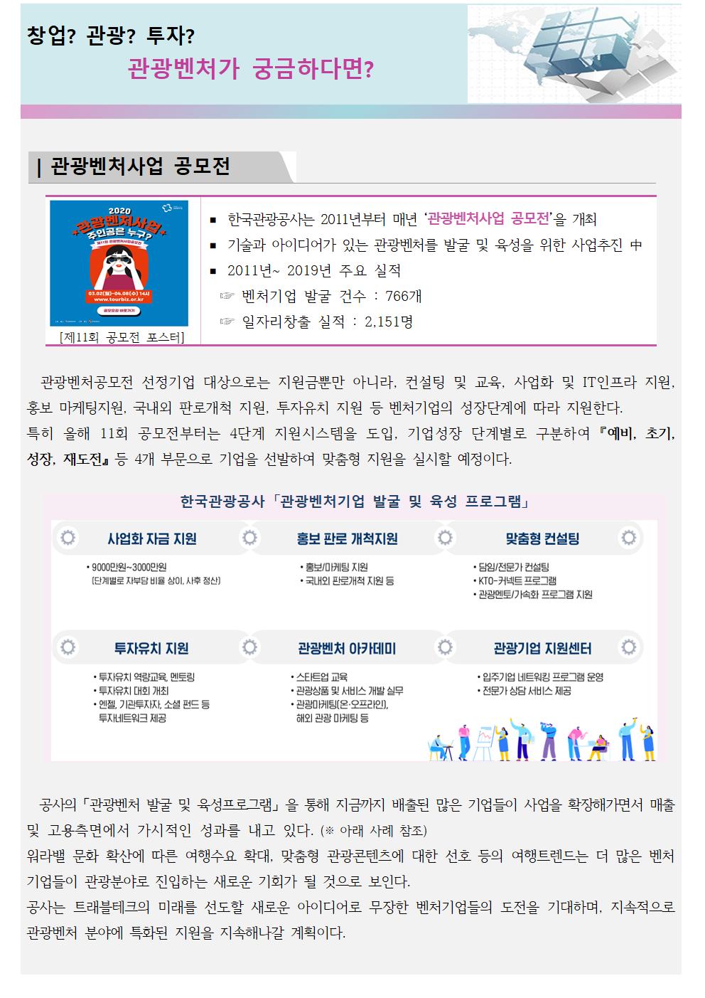 창업? 관광? 투자? 관광벤처가 궁금하다면?