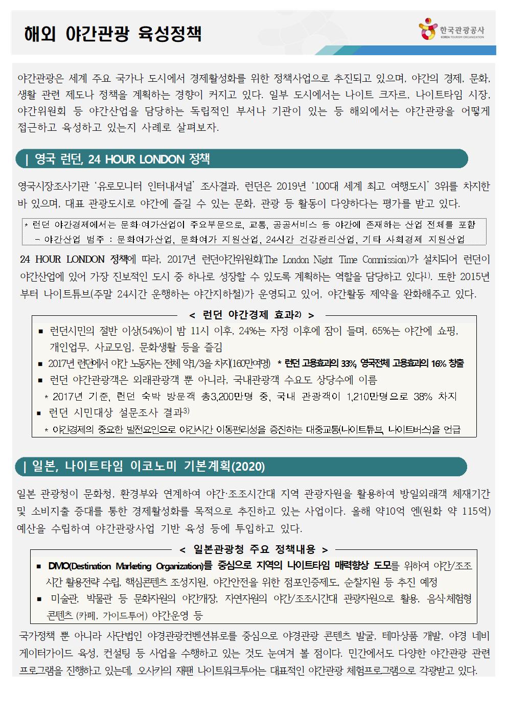 해외 야간관광 육성정책-1