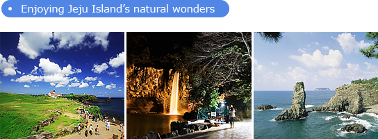 Enjoying Jeju Island’s natural wonders